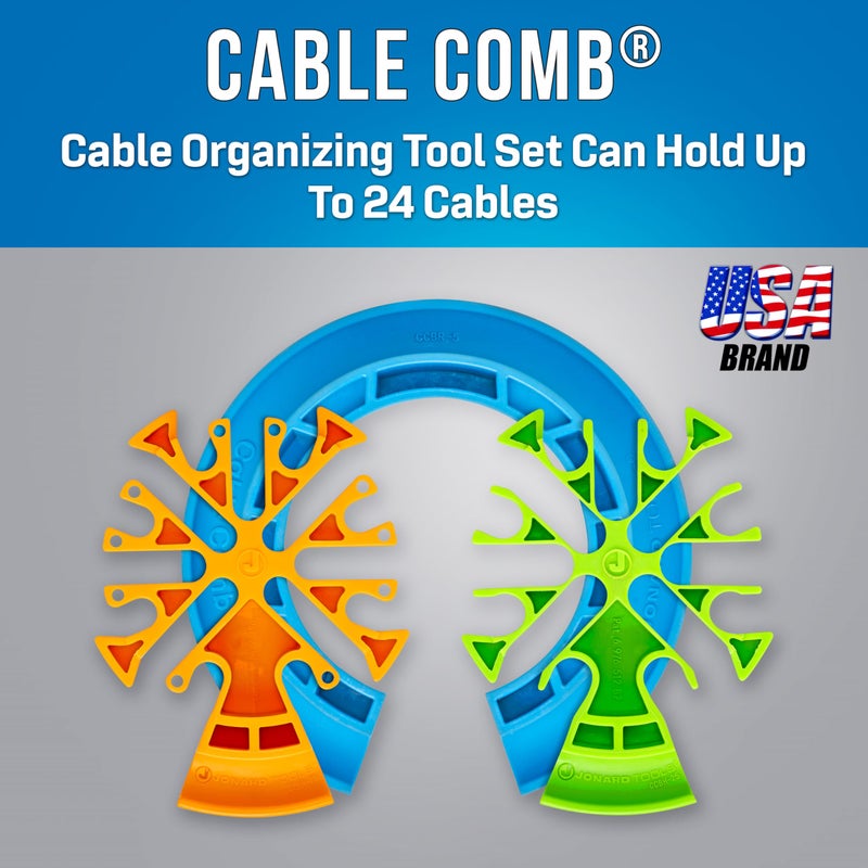 Jonard Tools CCB-2534 The Original Cable Comb Cable Organizing Tool Set - Image 2